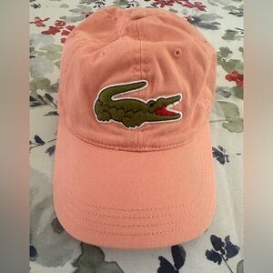 Pink Lacoste hat, New without tags
